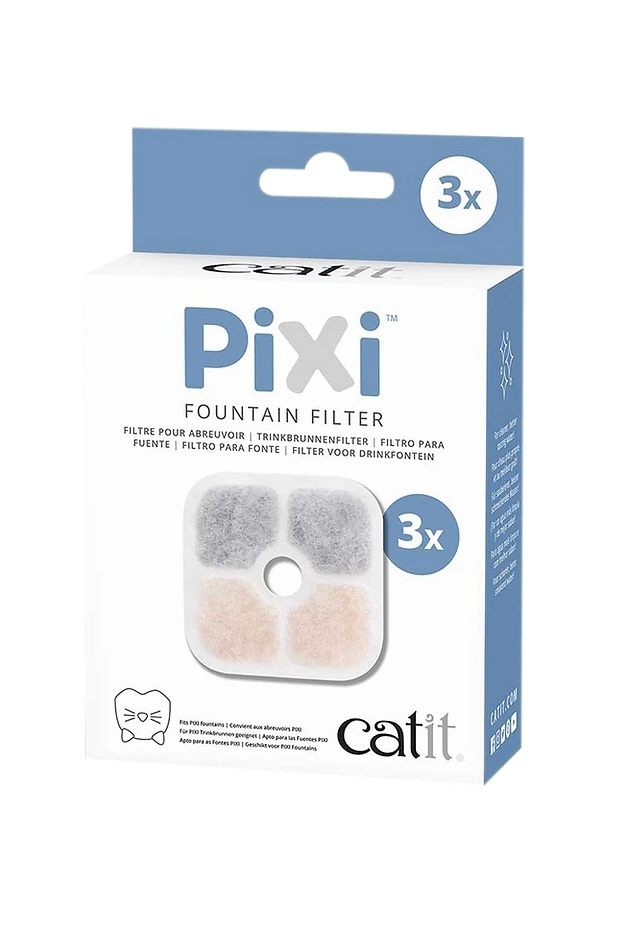 [Catit]Pixi｜寵物水機 替換裝過濾心｜3個裝