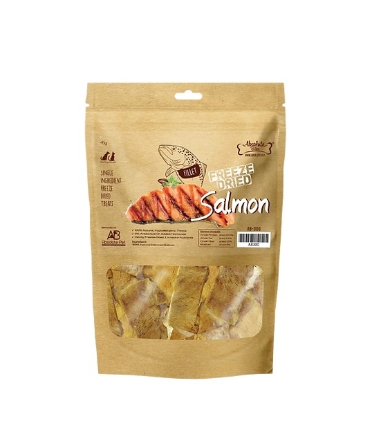 [Absolute Bites] 原塊凍乾貴族三文魚｜30g｜(貓狗)｜(AB-300)