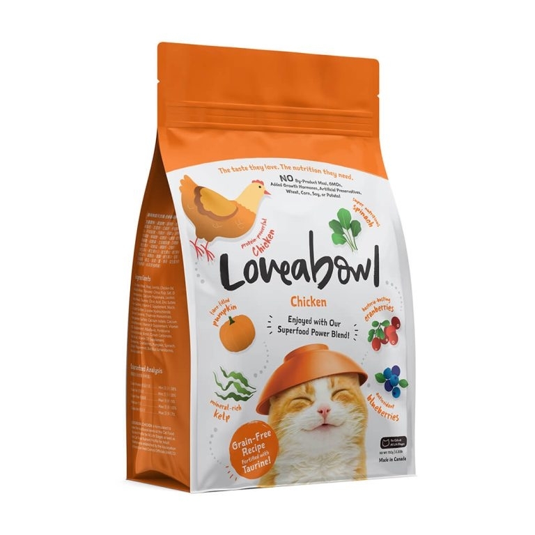 [Loveabowl-貓糧]無穀物走地雞肉｜全貓｜1kg｜(代訂)