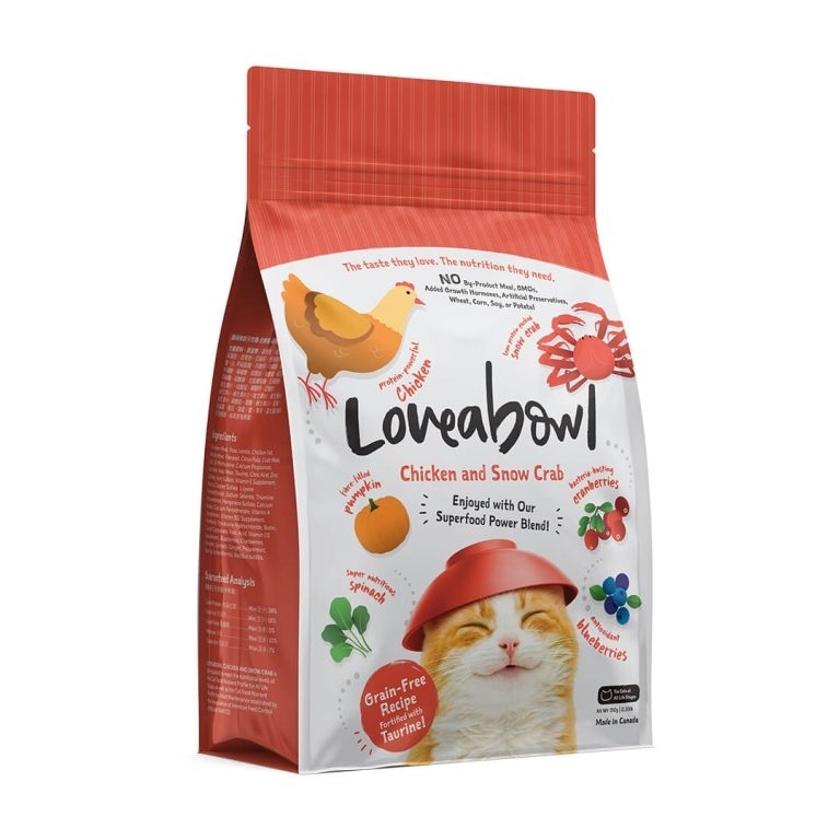 [Loveabowl-貓糧]無穀物雪蟹雞肉海陸配方｜全貓｜1kg｜(代訂)