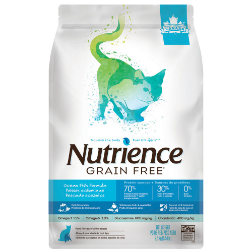 [Nutrience-貓糧]Grain Free無穀物系列｜海洋魚配方｜全貓｜5.5lb｜(代訂)