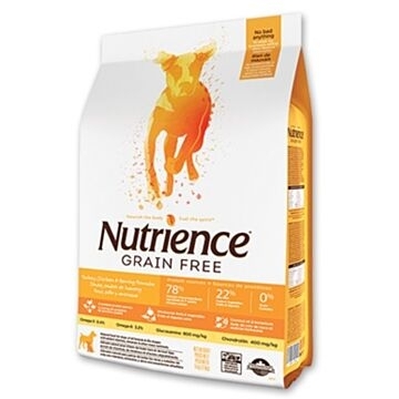 [Nutrience-狗糧]Grain Free無穀物系列｜火雞、雞、鯡魚(全犬)配方｜5.5lb｜(代訂)