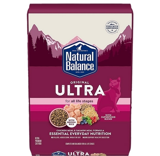 [Natural Balance-貓糧]Original Ultra滋味系｜極上雞肉三文魚｜全貓糧｜15lb