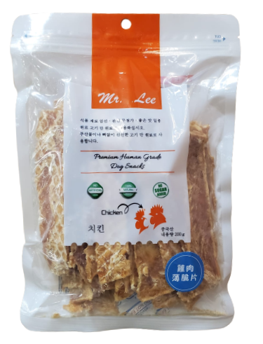 [Mr.Lee-狗小食]雞肉薄脆片｜200g