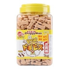 [Doggyman-狗餅]雞肉味潔齒骨型餅｜1kg｜(桶裝)