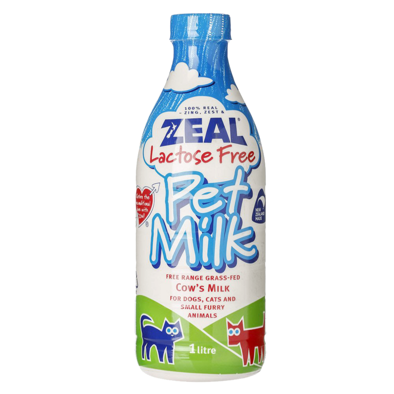 [Zeal]紐西蘭天然無乳糖寵物牛奶｜Pet Milk｜1L｜(貓狗)