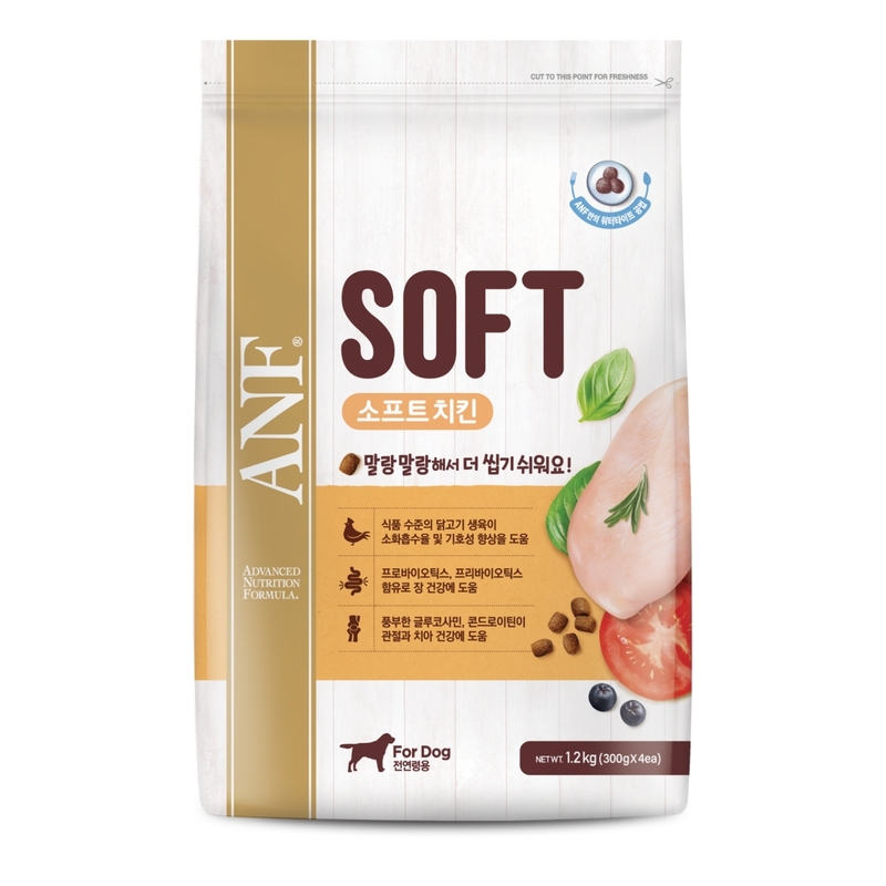 [ANF-狗糧]天然Soft系列軟粒糧｜雞肉｜(全犬)｜1.2kg(內含300g*4包)｜(代訂)