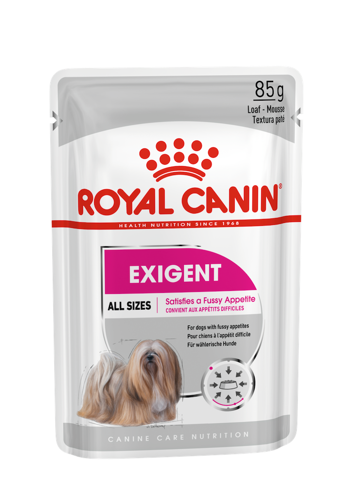 [Royal Canin-狗濕包]營養加護主食濕糧(肉粒)｜挑咀配方(Exigent)｜85g