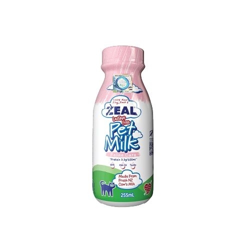[Zeal]紐西蘭天然無乳糖｜寵物牛奶(貓用)｜Pet Milk For Cat｜255ml｜(NP052)