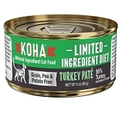 [KOHA-貓罐]單一蛋白低敏系列｜95% 火雞肉｜3oz｜(肉醬/主食)｜加拿大製