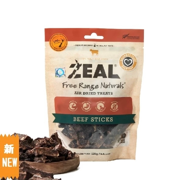 [Zeal]天然風乾紐西蘭｜牛肉條｜Beef Sticks｜125g｜(NP114)