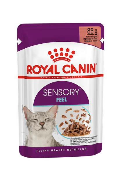 [Royal Canin-貓濕包]貓感系列｜口感營養主食濕糧(肉汁)｜刺激細膩感官配方(FeeL)｜85g