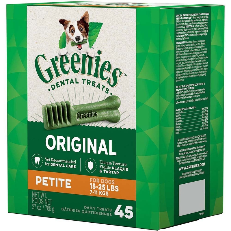 [Greenies-狗用]Petite(迷你)潔齒骨｜27oz｜ 45支｜盒裝