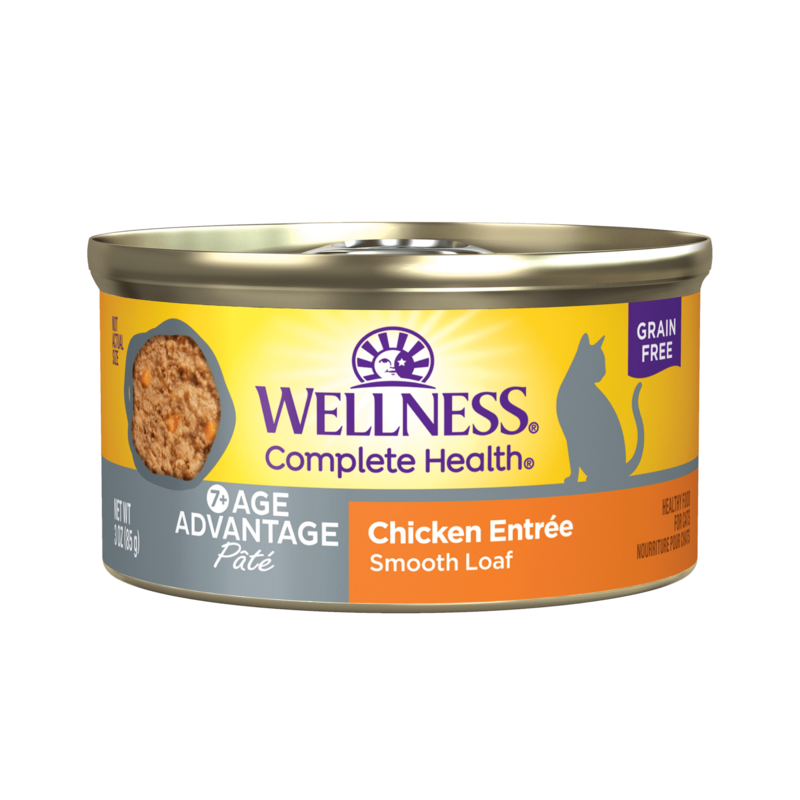 [Wellness-貓罐]Complete Health™ Pâté系列｜老貓專用配方(雞肉)｜(肉醬/主食)｜3oz