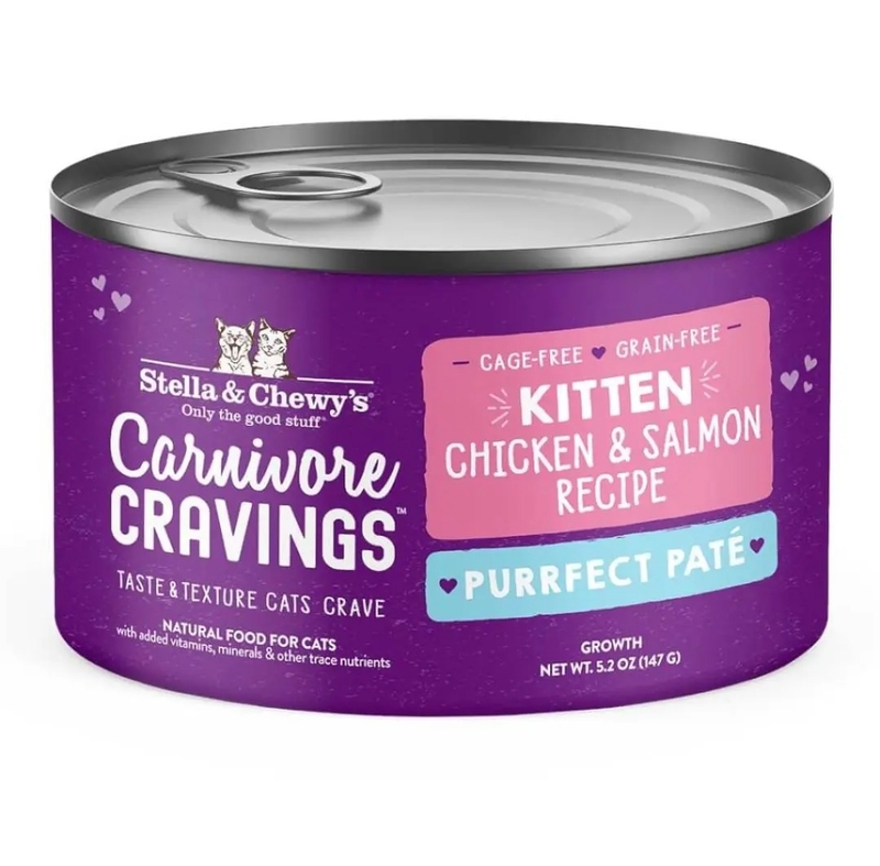 [Stella-貓罐]滋味骨湯肉醬｜幼貓｜雞肉+三文魚｜(肉醬/主食)｜(原箱5.2oz*24罐)｜(代訂)