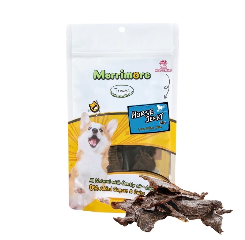 [Merrimore]天然低溫風乾｜馬肉切片｜Horse Jerky｜100g