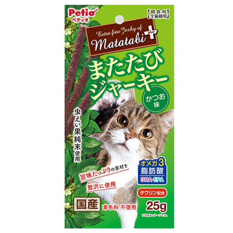 [Petio-貓小食]木天蓼潔齒棒｜鰹魚｜25g｜(綠色)｜日本製
