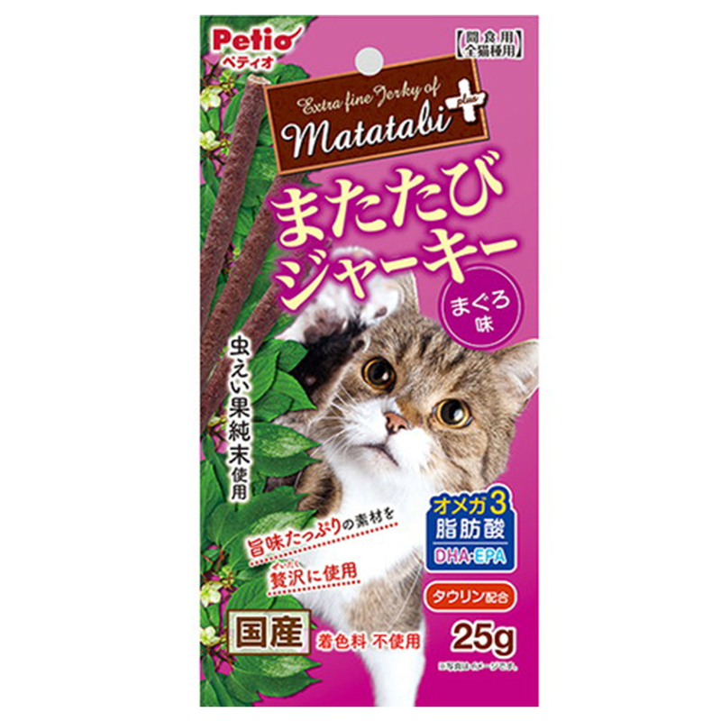 [Petio-貓小食]木天蓼潔齒棒｜吞拿魚｜25g｜(桃紅色)｜日本製
