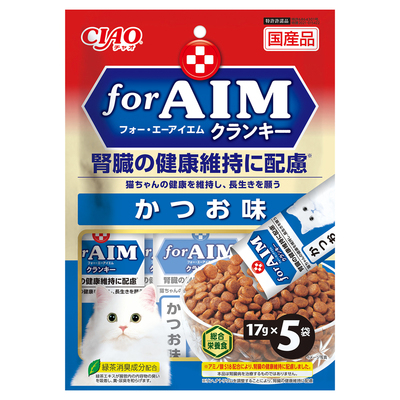 [Ciao-貓餅]AIM腎臟健康貓餅｜鰹魚味｜17g*5pcs｜(CA-32)