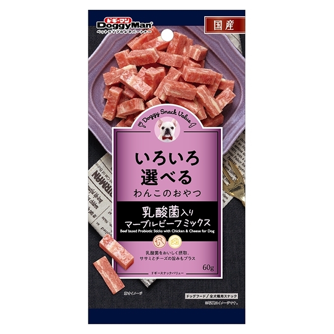 [Doggyman-狗小食]乳酸菌牛肉條｜60g｜日本製