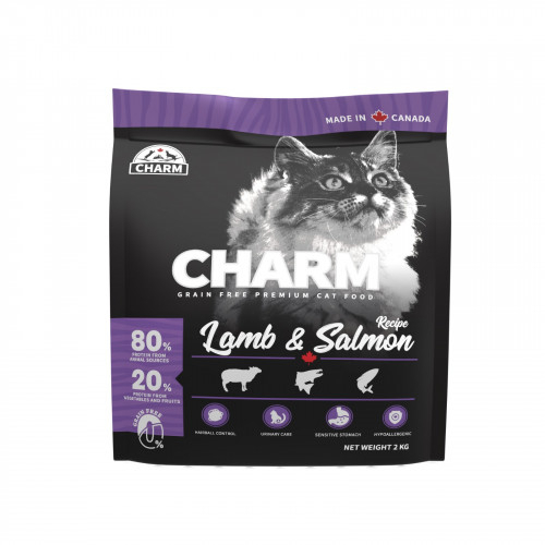 [Charm-貓糧]無穀物｜羊肉三文魚配方｜Lamb & Salmon｜2kg｜(加拿大製)｜(代訂)