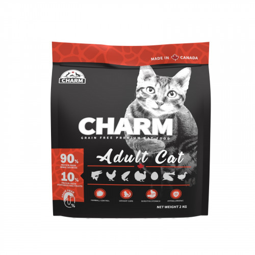 [Charm-貓糧]無穀物｜成貓配方｜Adult Cat｜2kg｜(加拿大製)｜(代訂)