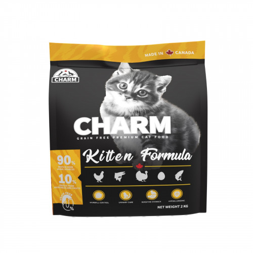 [Charm-貓糧]無穀物｜幼貓配方｜Kitten Formula｜2kg｜(加拿大製)