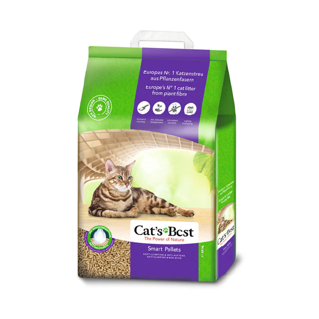 [Cat Best]不黏毛凝結木砂-紫色袋 (木粒)｜20L