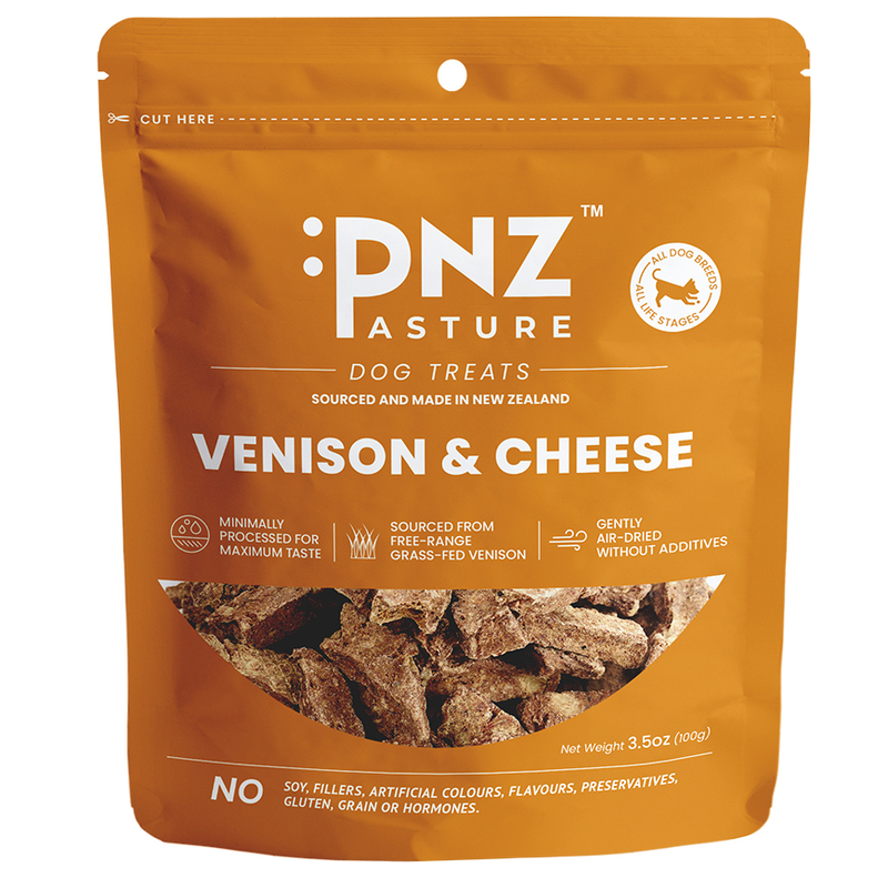 [PNZ PASTURE 牧場滋味]100%風乾鹿肉+芝士｜Venison & Cheese｜100g｜紐西蘭製