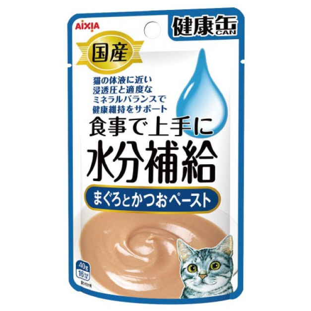 [Aixia]水分補給健康包系列｜吞拿魚+鰹魚醬｜40g｜(慕絲)｜(KZJ-16)｜日本製