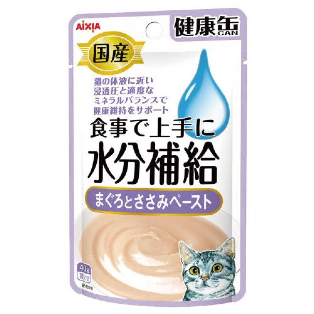 [Aixia]水分補給健康包系列｜吞拿魚+雞肉醬｜40g｜(慕絲)｜(KZJ-17)｜日本製