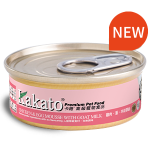 [KAKATO]天然鮮食罐(貓狗)｜雞肉、蛋、羊奶慕絲｜40g｜(肉泥慕絲)
