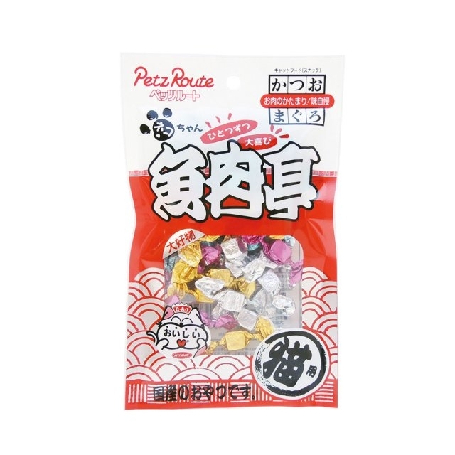 [PetzRoute-貓小食]魚肉亭-(鰹魚+吞拿魚)｜40g｜日本製