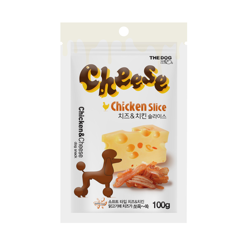 [The Dog-狗小食]雞肉芝士薄片｜100g｜韓國製