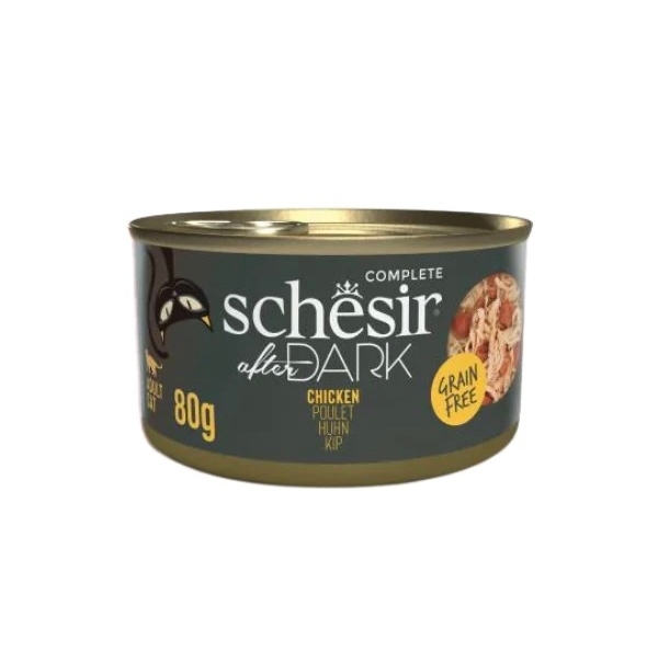 [Schesir]After Dark主食罐系列｜雞肉+雞肝｜80g｜(湯汁肉絲/主食)