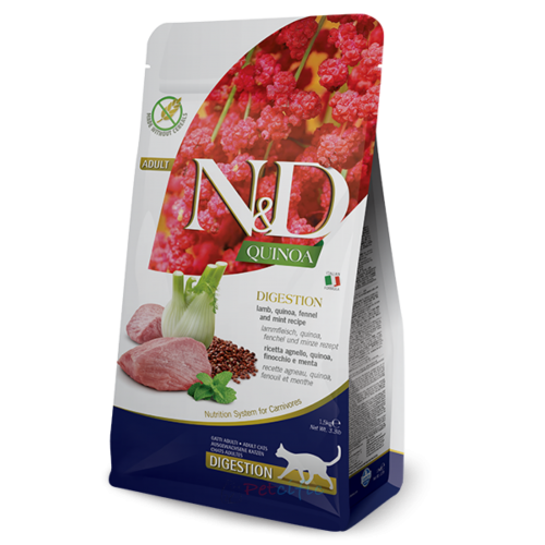 [N&D]Quinoa 藜麥無穀物功能系列｜成貓｜腸胃配方｜羊肉｜1.5kg｜意大利製