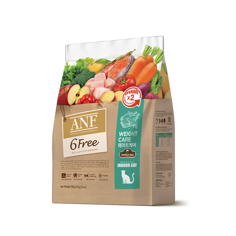 [ANF-貓糧]6 Free Plus｜室內成貓減肥配方｜(雞肉,三文魚,鴨肉)｜1.6kg(200g*8包)｜(代訂)
