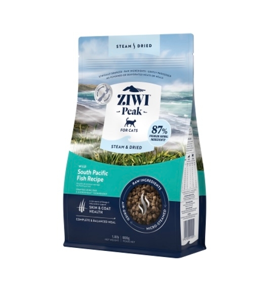 [ZiwiPeak-貓糧]微蒸風乾貓糧｜野生南太平洋魚｜South Pacific Fish｜800g｜(香港行貨)