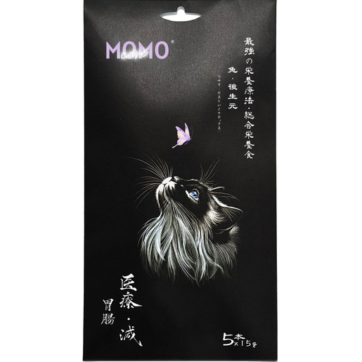 [MOMOCARE 萌寵守護]貓功能性主食肉泥條 ｜兔肉+後生元｜【胃腸】｜15g x 5本｜台灣製