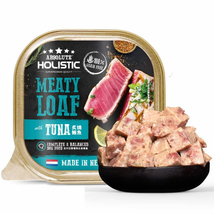 [Absolute Holistic]Meaty Loaf無穀物主食餐盒(狗)｜灸燒鮪魚(吞拿魚)｜100g｜荷蘭製