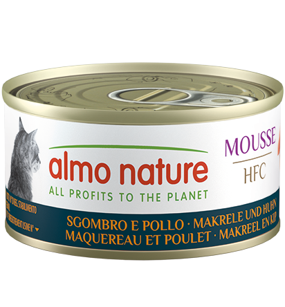 [Almo-貓罐]HFC Mousse系列｜鯖魚x雞肉｜Mackerel and Chicken｜70g｜(慕絲) 