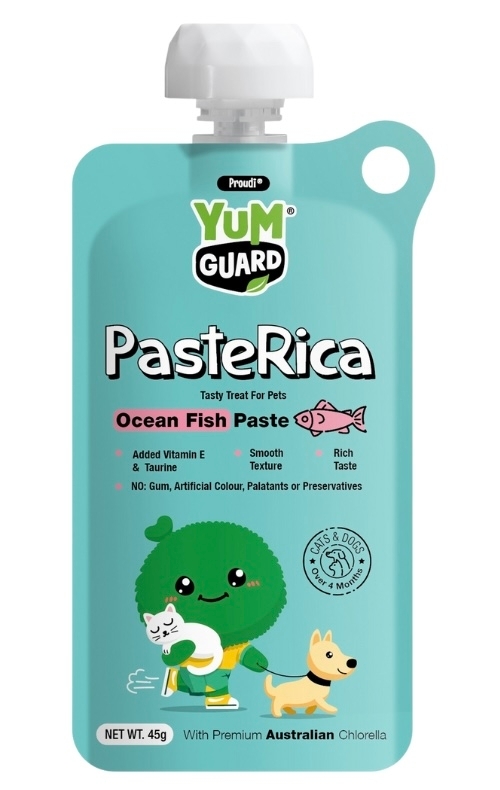 [Yum Guard]Paste Rica｜天然肉泥唧唧醬(貓狗)｜海魚｜Ocean Paste｜45g｜(澳洲)