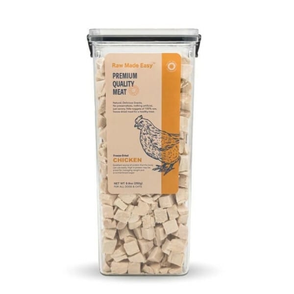 [Raw Made Easy]冷凍脫水小方粒(貓狗)｜雞肉｜220g