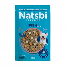 [Natsbi]Steamed蒸煮主食營養濕包(狗)｜深海魚配方｜Fish｜ 200g｜(肉醬/主食)｜西班牙製