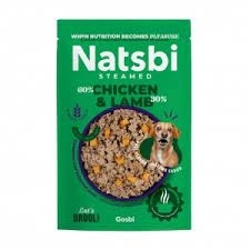[Natsbi]Steamed蒸煮主食營養濕包(狗)｜雞肉x羊肉配方｜Chicken & Lamb｜ 200g｜(肉醬/主食)｜西班牙製