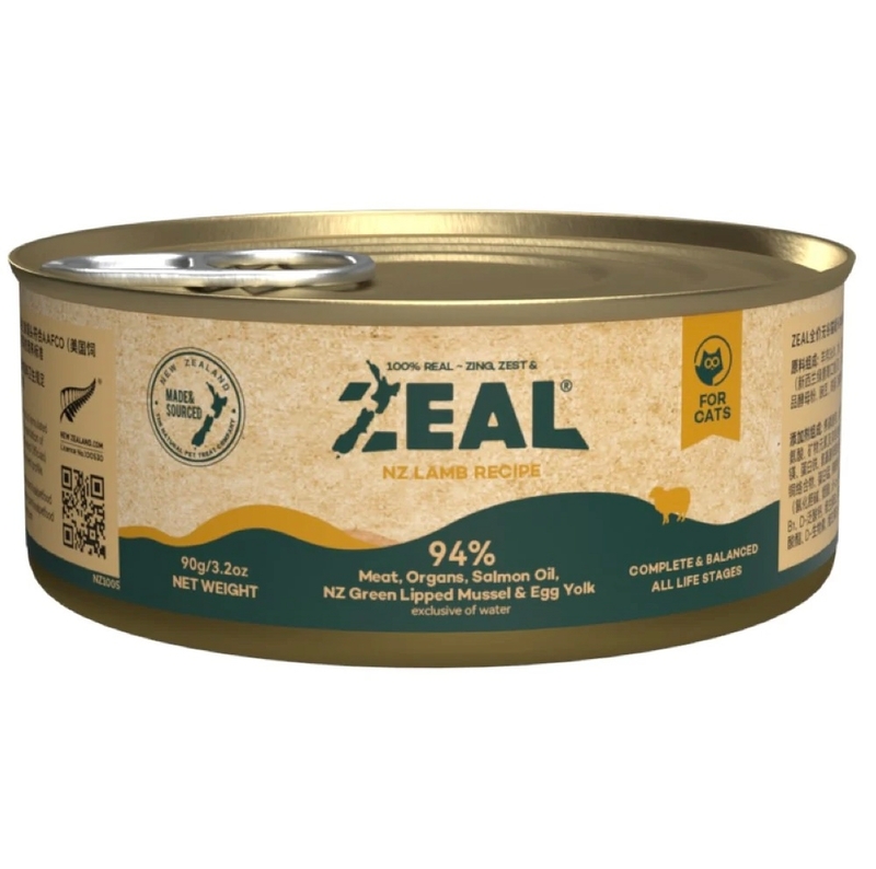[Zeal]無穀物鮮肉罐(貓)｜羊肉｜Lamb｜90g｜(肉醬/主食)｜紐西蘭製｜(NP124)