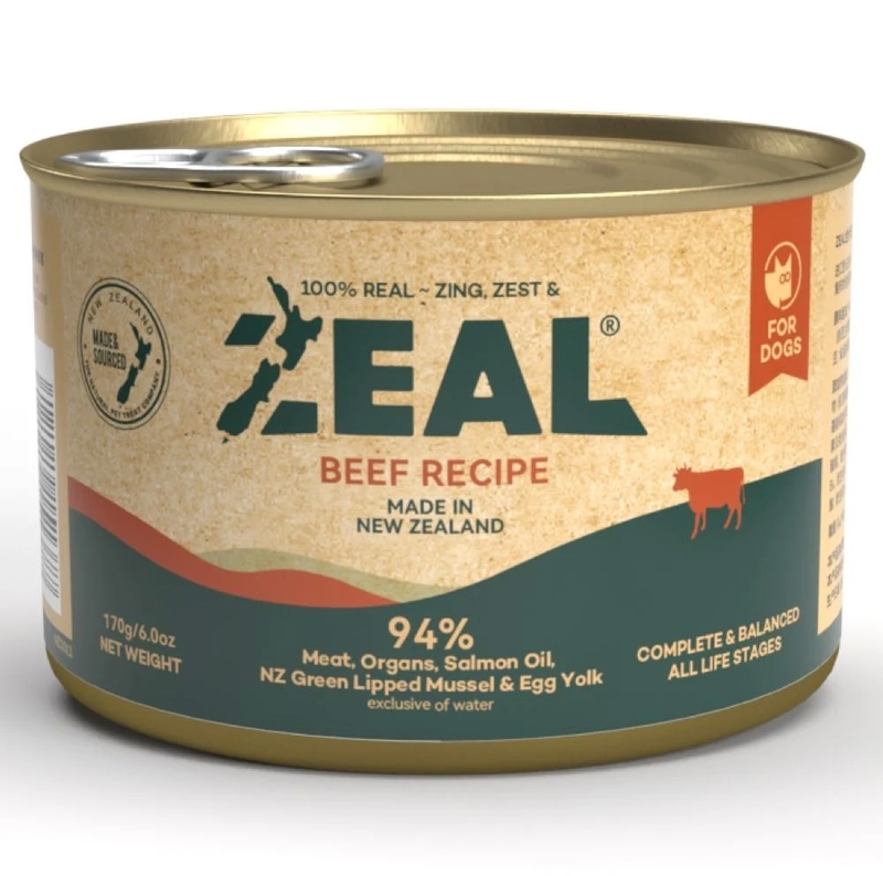 [Zeal]無穀物鮮肉罐(狗)｜牛肉｜Beef｜170g｜(肉醬/主食)｜紐西蘭製｜(NP161)