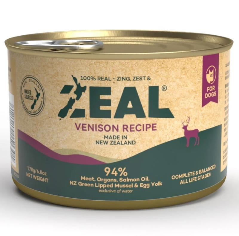 [Zeal]無穀物鮮肉罐(狗)｜鹿肉｜Venison｜170g｜(肉醬/主食)｜紐西蘭製｜(NP163)