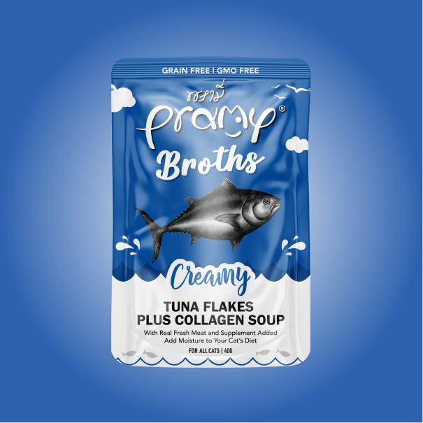[Pramy]Broths｜無穀物營養湯包｜吞拿魚忌廉濃湯 + 膠原蛋白｜40g