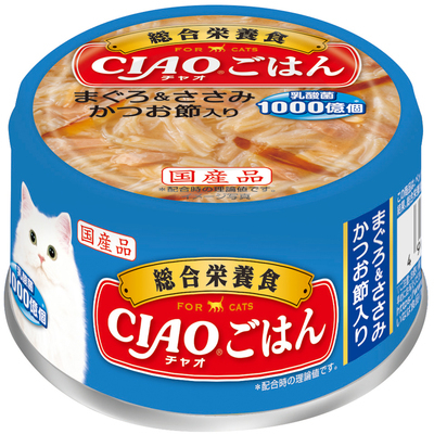 [CIAO-貓罐]綜合營養｜乳酸菌1000億｜吞拿魚+雞肉+鰹魚｜85g｜(A-251)｜日本製